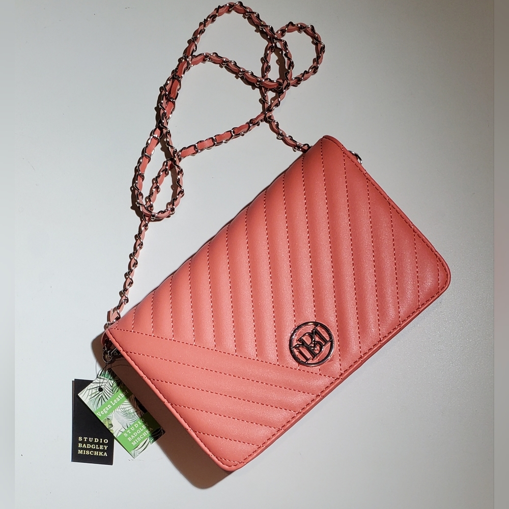 Studio Badgley Mischka Crossbody with Round Logo